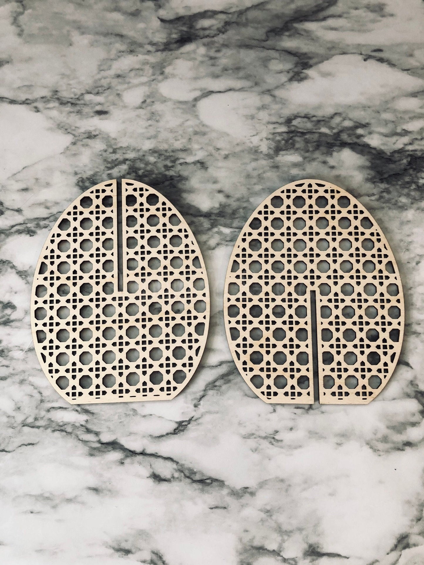 3D Wooden Rattan Eggs