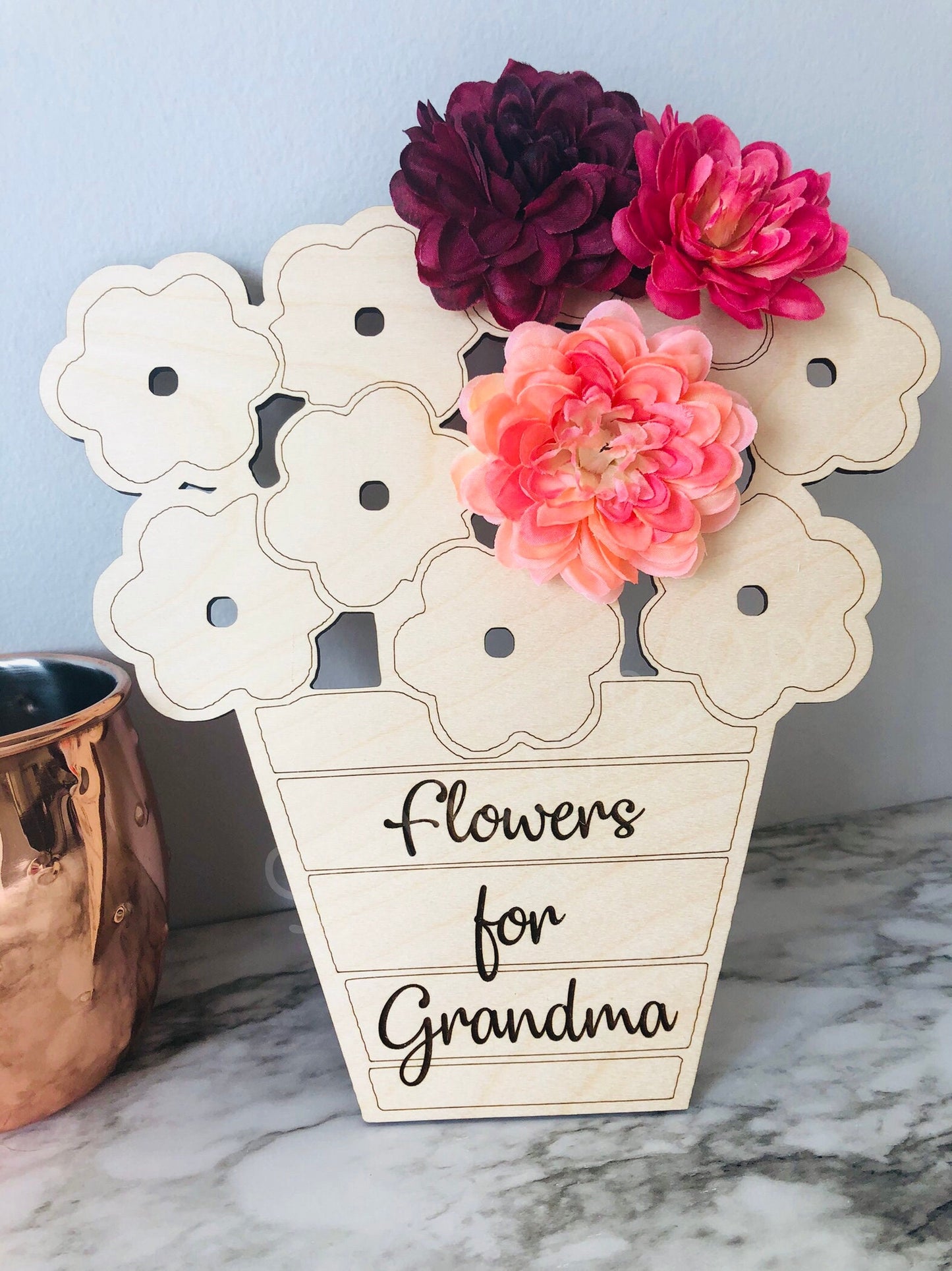 Flowers for Grandma Make Your Own Bouquet Flower Pot