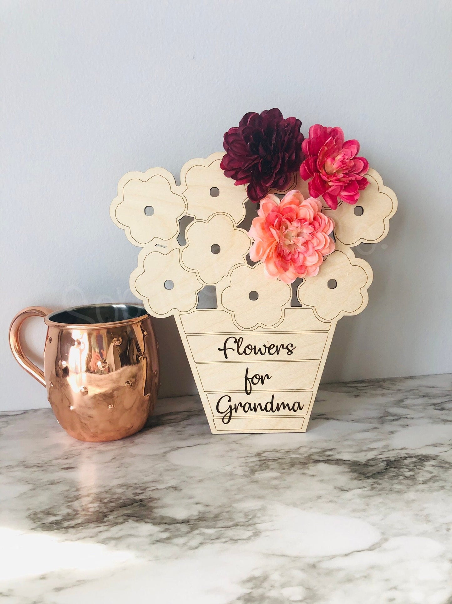 Flowers for Grandma Make Your Own Bouquet Flower Pot