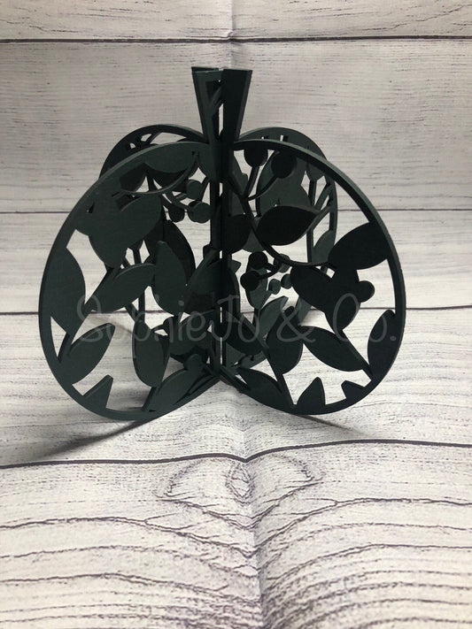 3D Leaf Pumpkin - Wooden Home Decor - Fall Decor