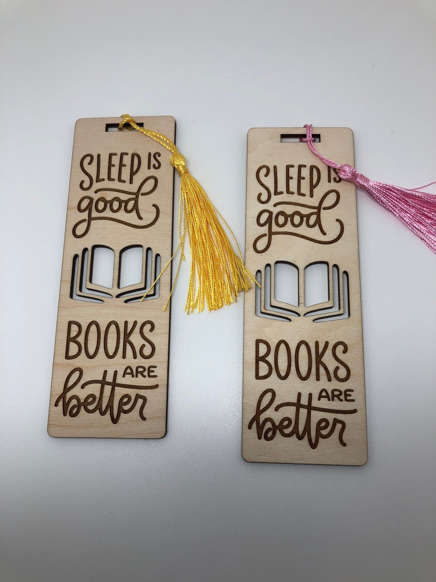 Sleep Is Good Books Are Better Bookmark