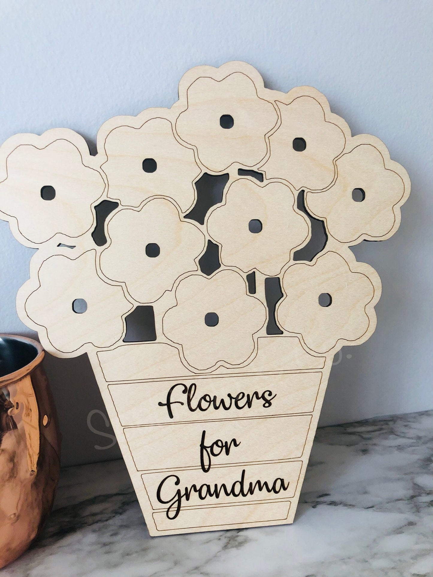 Flowers for Grandma Make Your Own Bouquet Flower Pot